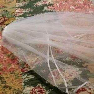 Two tier wedding veil